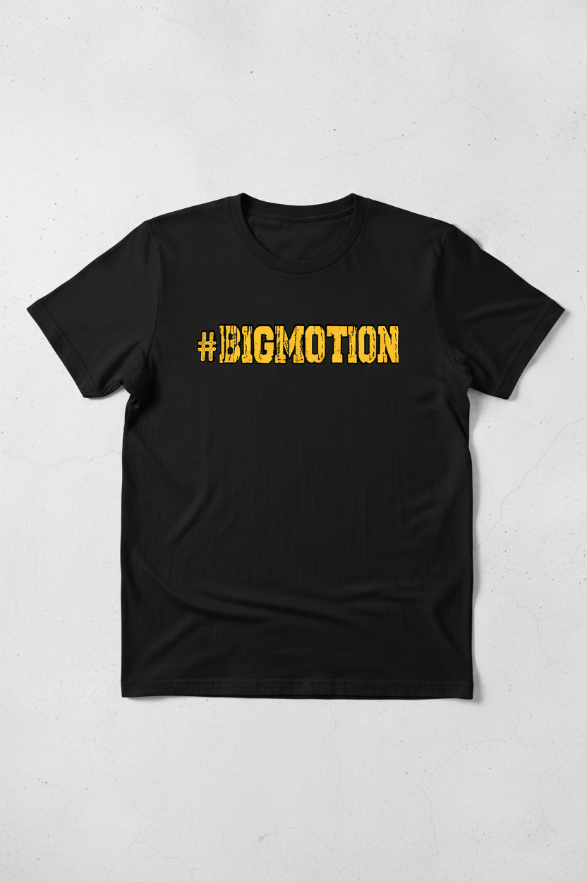 #BIGMOTION Black T-Shirt
