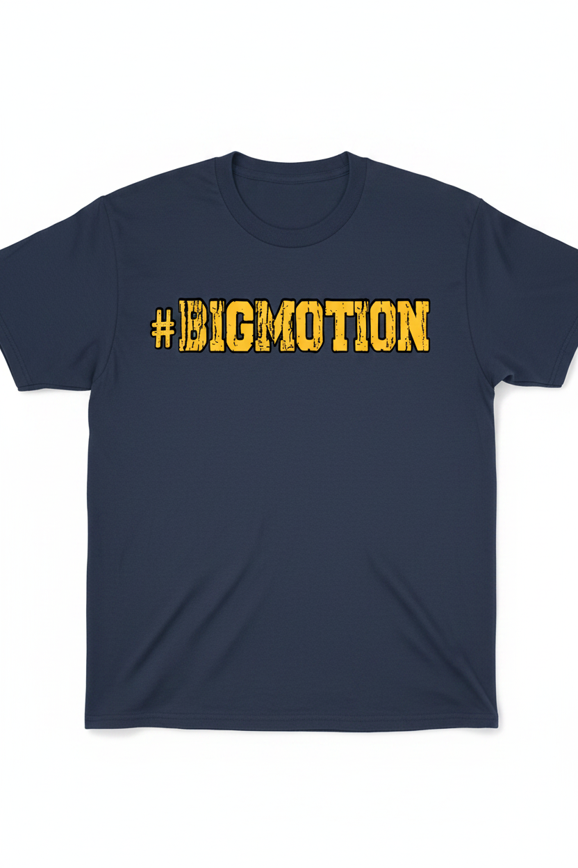 #BIGMOTION Navy T-Shirt