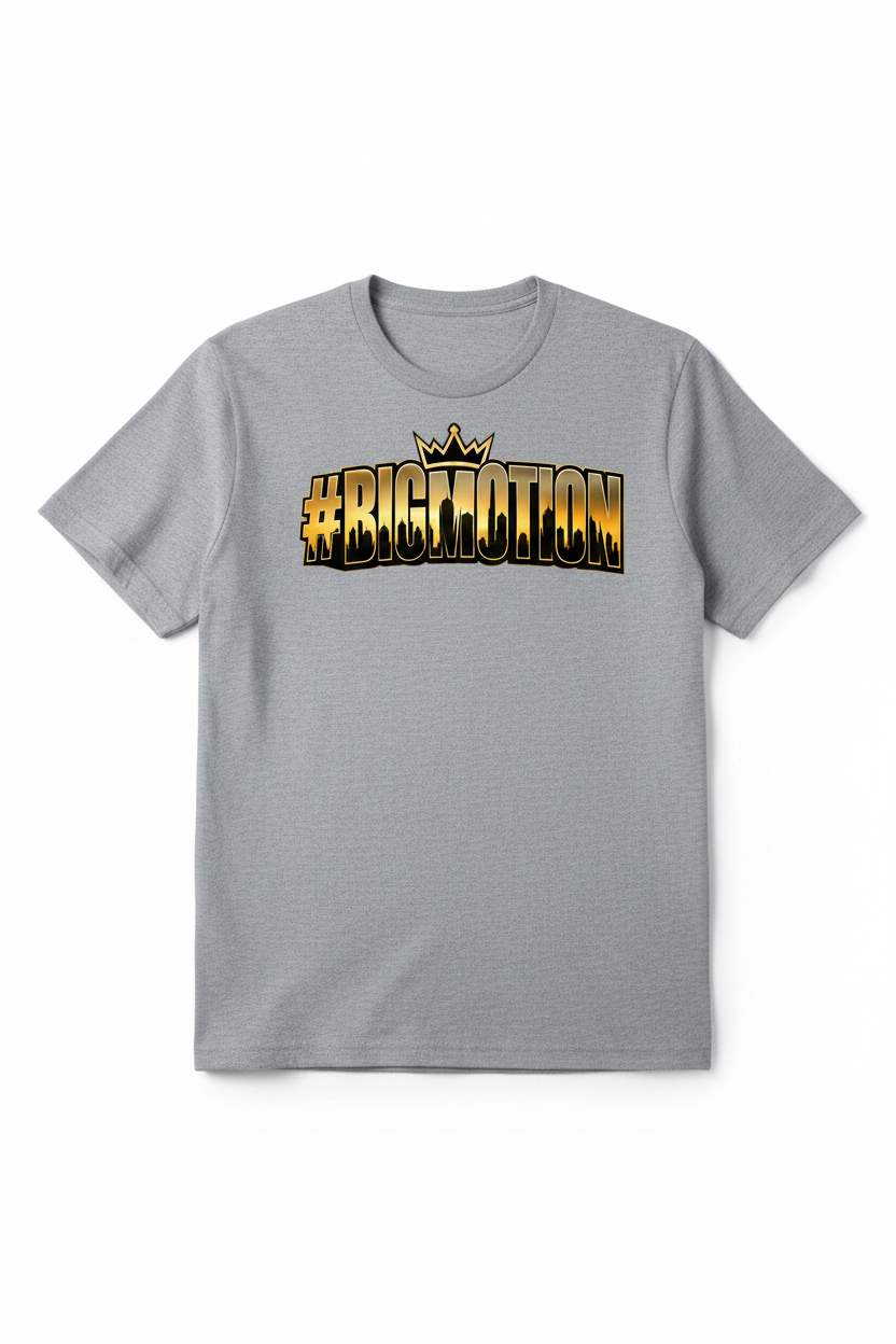 #BIGMOTION Crown Grey T-Shirt