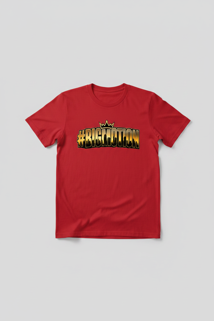 #BIGMOTION Crown Red T-Shirt