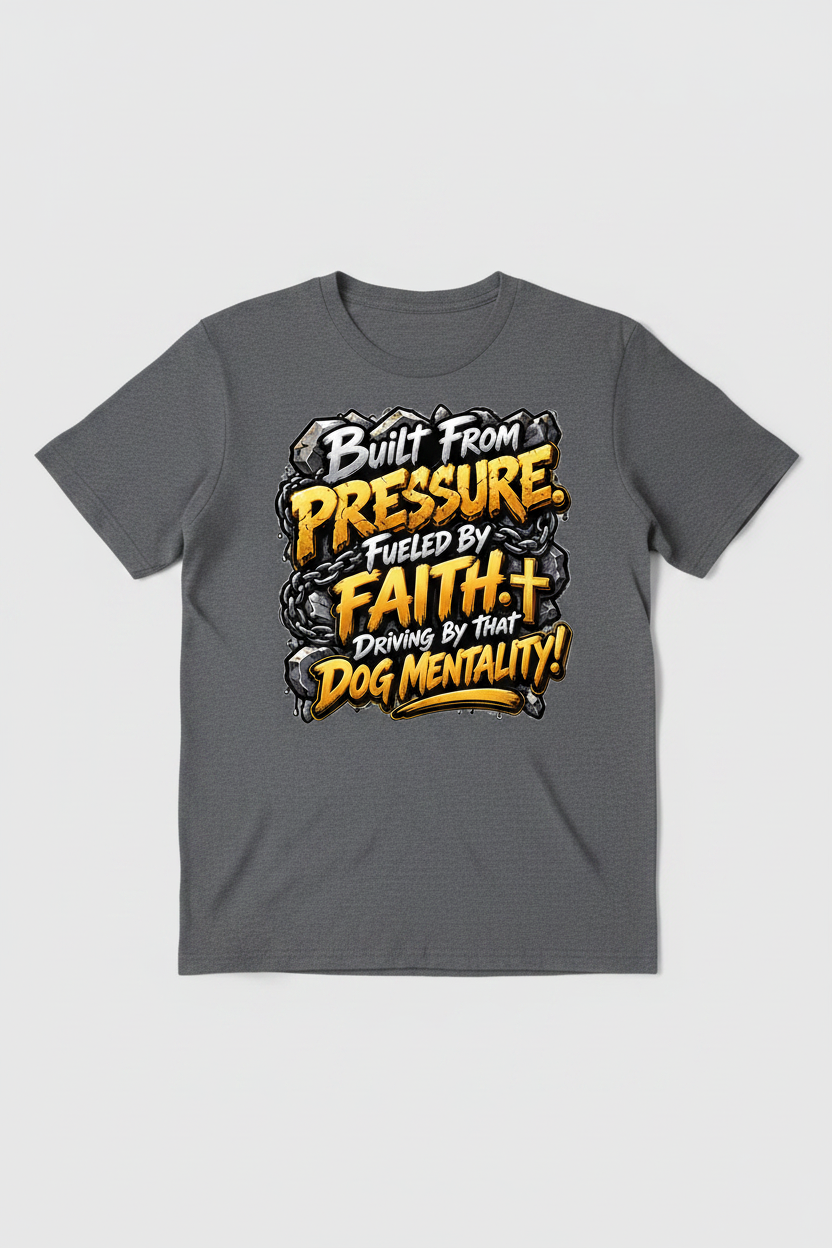 Built From Pressure Grey T-Shirt